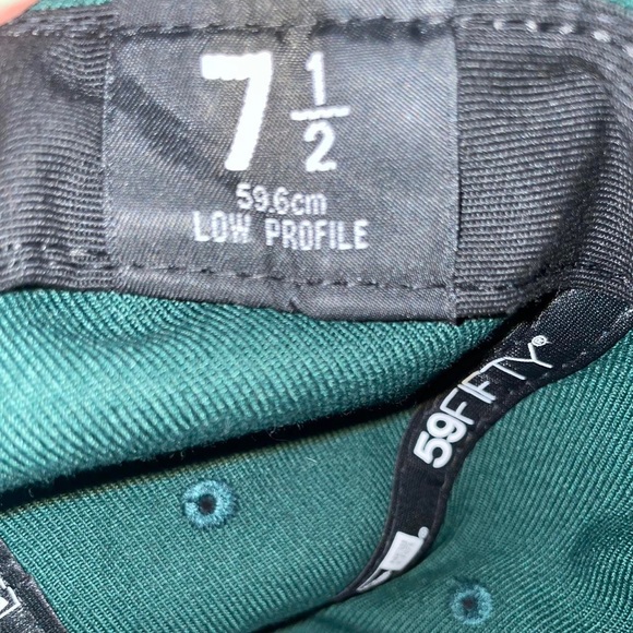 Yellow and green 47s size 7 1/2 fitted hat - Picture 4 of 4